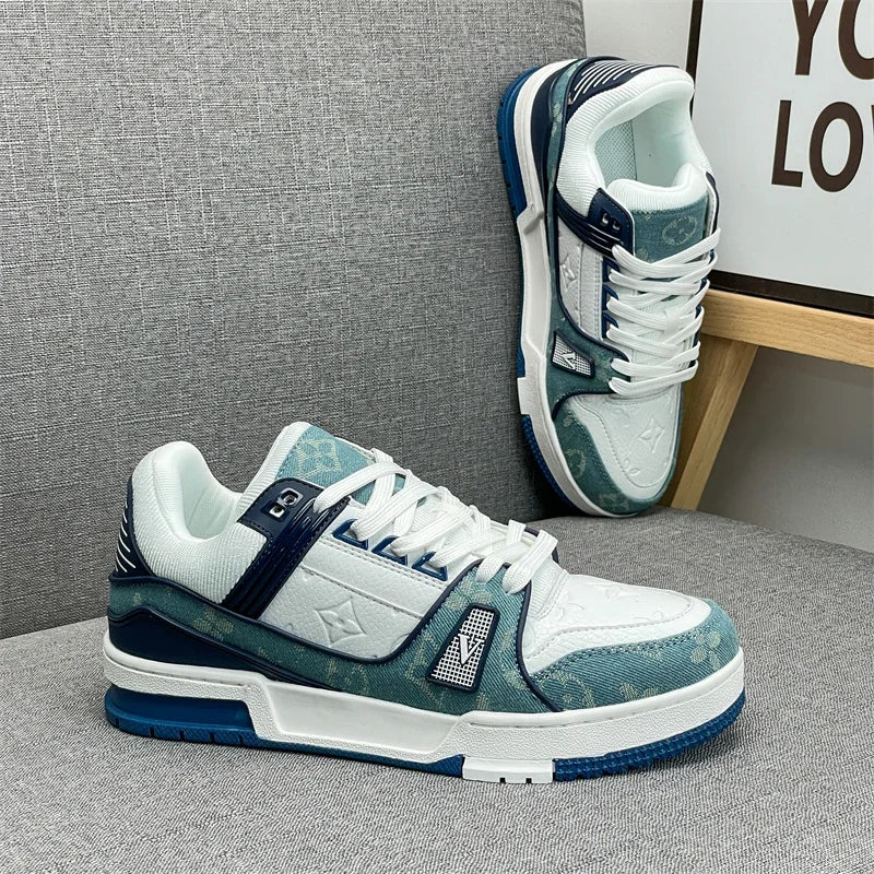 Retro style 5350-Trend Color-Block Shoes Versatile Casual Trendy Shoes 2026 Korean Version Platform Men's and Women's Shoes