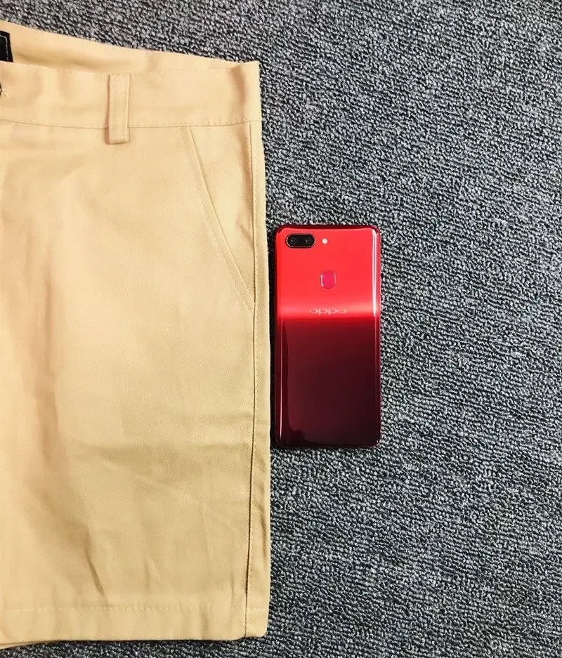 Shorts for Men with Zippers Cargo Pockets Man Short Pants Blue Cotton Loose Fashion No Logo Y2k Personalizate Korean Style Xl