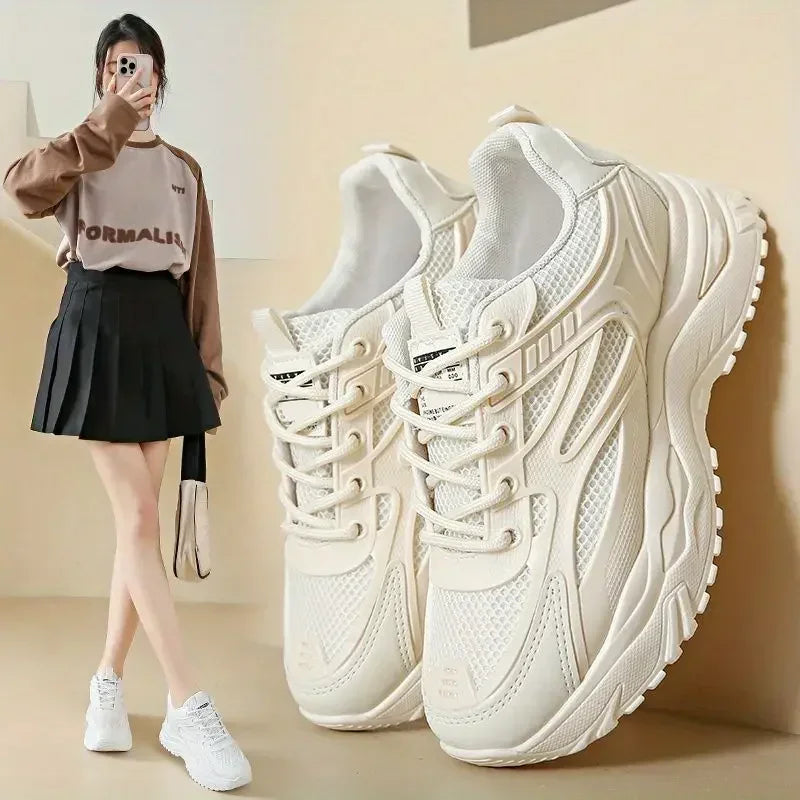 Sneakers Shoes for Women Sports Woman Footwear High on Platform Athletic New Arrival 2024 A Daily Routine 39 Aesthetic Deals In