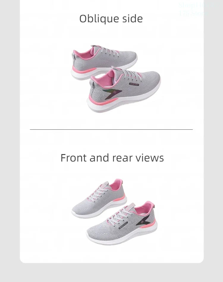 Spring and autumn multi-function soft sole for women's sneakers, comfortable casual running shoes breathable and anti-slip