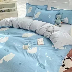 Pure Cotton Duvet Cover, Single Piece Quilt Cover, Student Dormitory Single Personality, Anti-static, Winter, 150x200x230cm