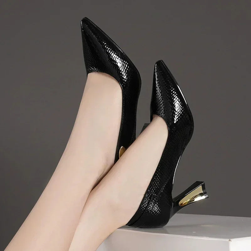 Fashion Women High Heels Shoes Sexy Pointed Toe Elegant Sandals Woman 2025 New Spring Designer Party Trend Pumps