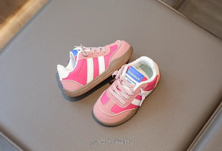 Autumn Winter Children's Casual Shoes Girls' Sneakers Fashion Children's Breathable Running Soft Shoes Size 22-31 Toddler 3Color