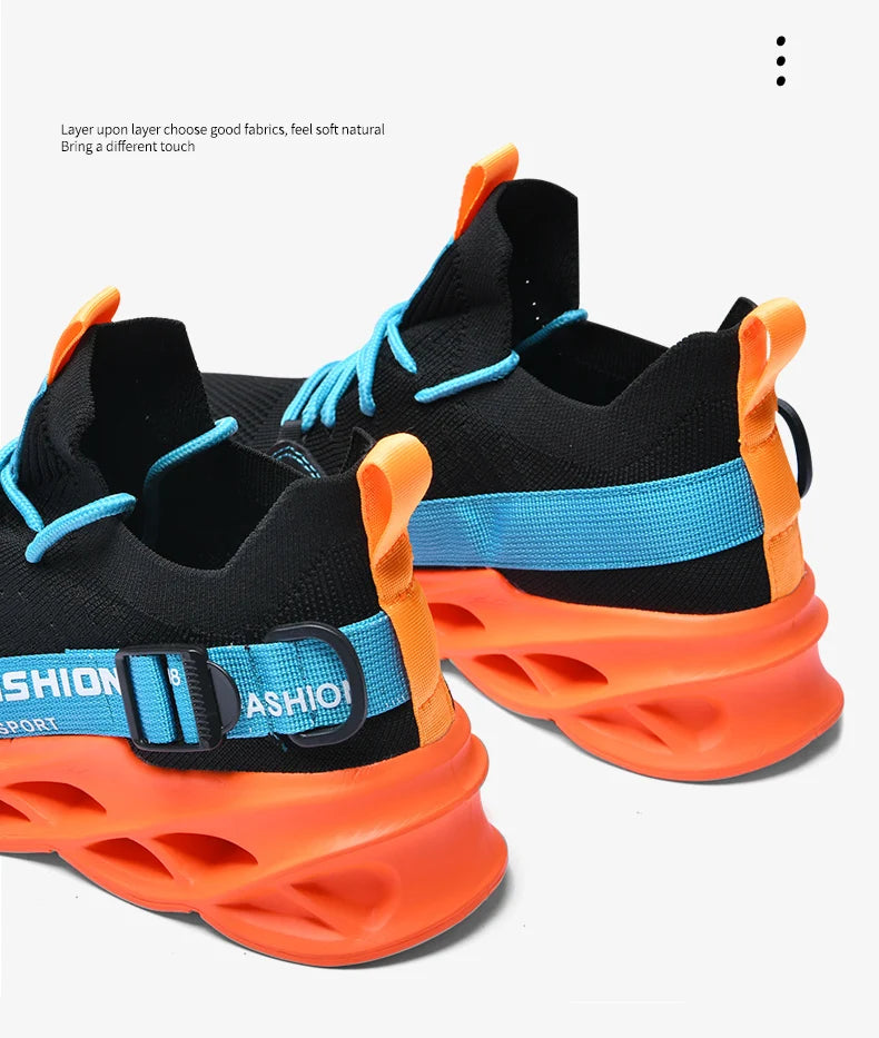 Sneakers Men Mesh Breathable Casual Men Shoes Unisex Light Soft Thick Sole Hole Couple Shoes Athletic Sneakers Women Shoes