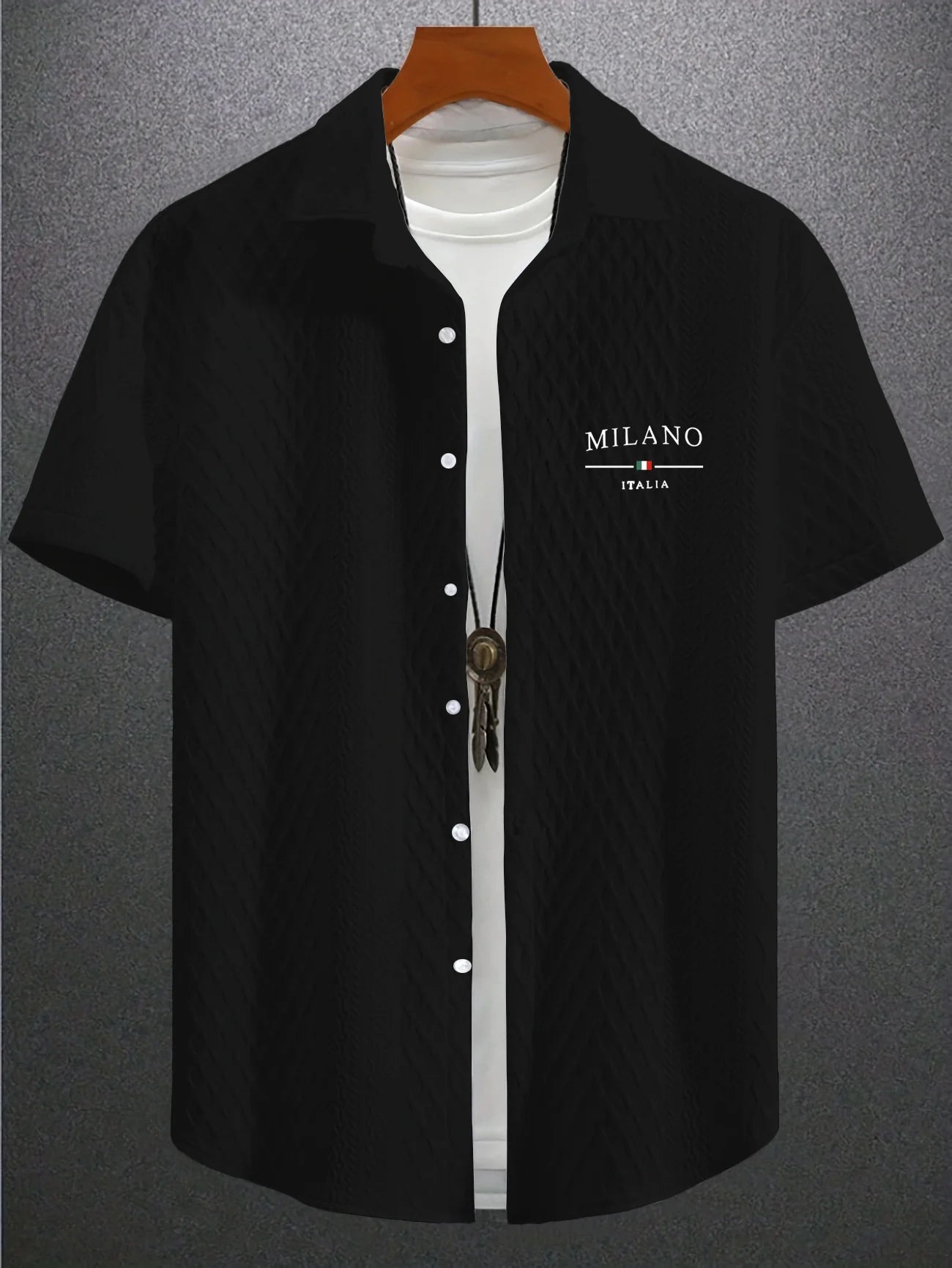 Men's Oversized Streetwear Short Sleeve Shirt - Hip Hop Trendy Loose Fit T-Shirt - Urban Fashion Style