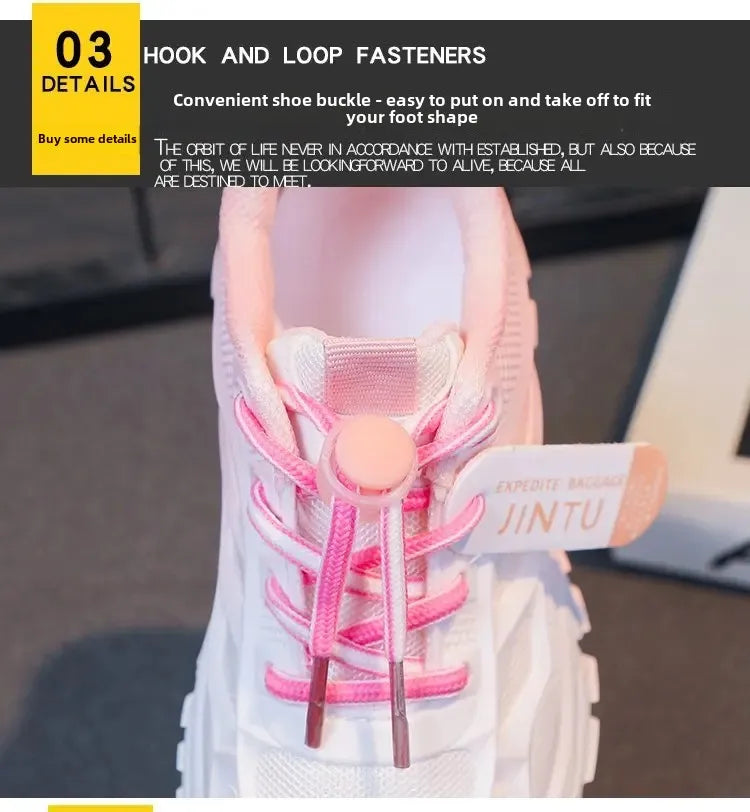 Kids Fashion Shoes For Boys Girls Toddler Boy Girl Soft Sports Shoes Children Running Sneakers Air Mesh Breathable 26-37