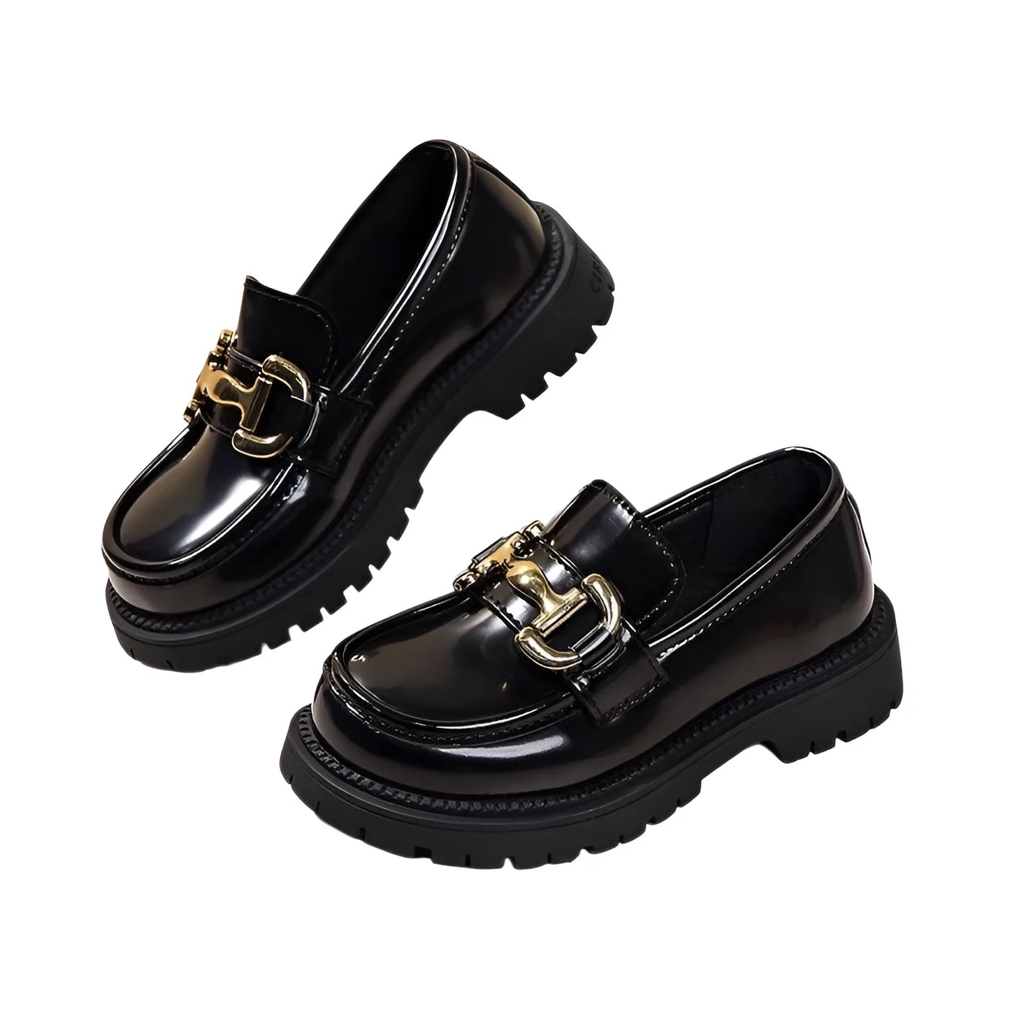 Girls' leather shoes princess shoes spring and autumn loafers non-slip soft-soled fashionable shoes