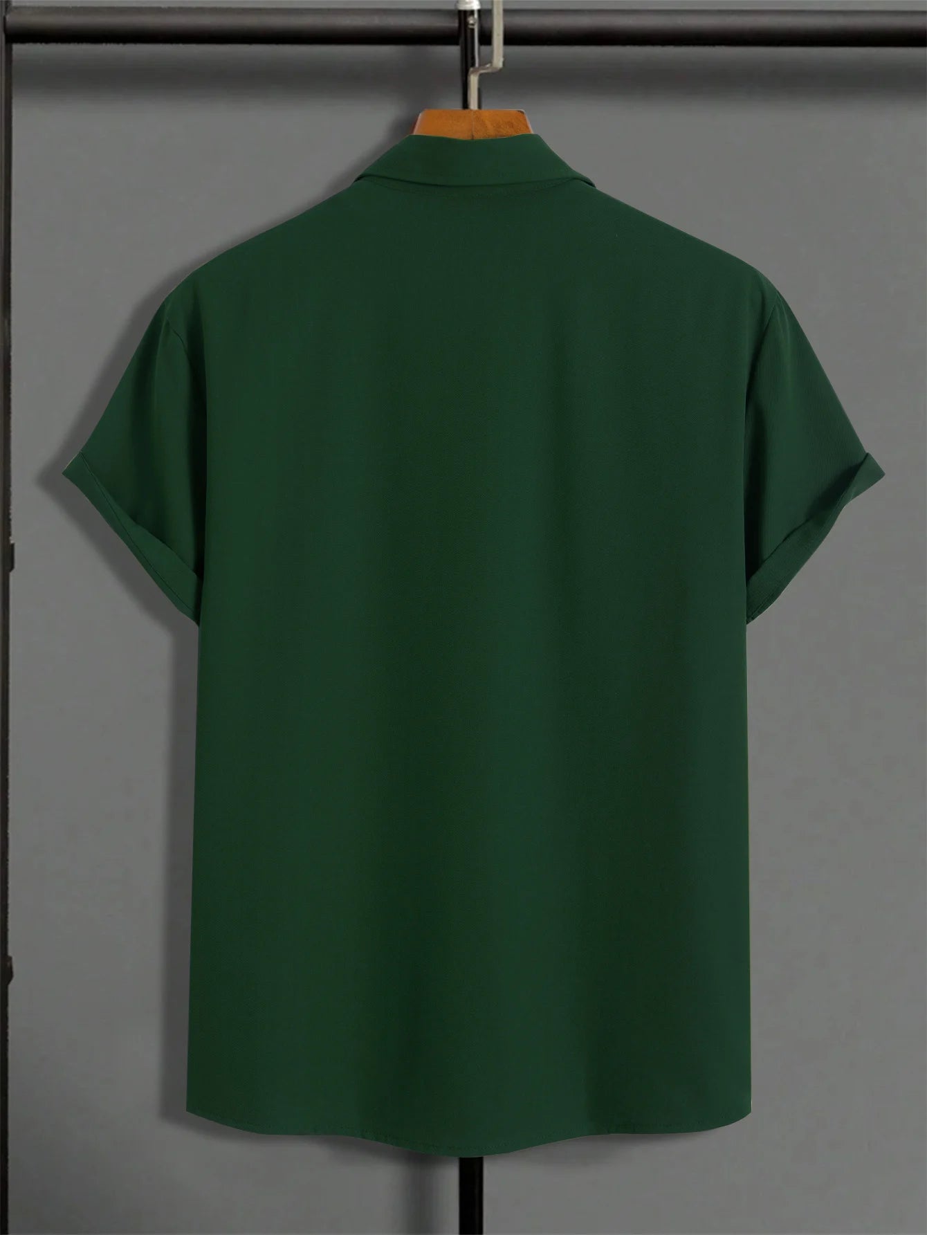 New short-sleeved shirt men's summer thin section trend Slim business casual half-sleeved shirt