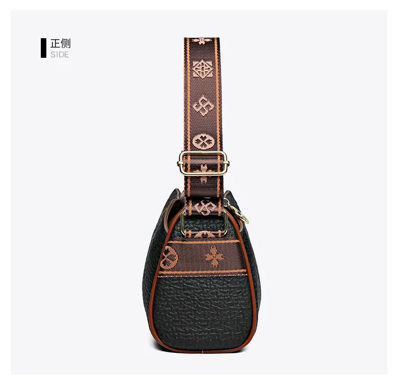 New Pillow Boston Bag Women's Soft Leather Luxury Ladies Handbag Large Capacity Fashion Versatile One Shoulder Crossbody Bag