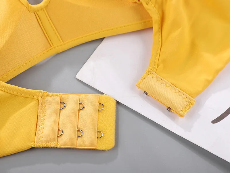 Women Seamless Bra Sexy No Wire Push Up Underwear Girls Students Breathable Thin 12 Colors Bras Female's Bra Breathable Gathered