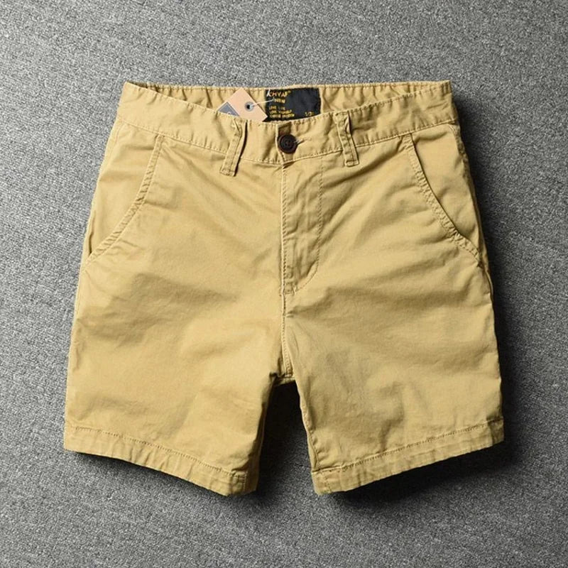 Shorts for Men with Zippers Cargo Pockets Man Short Pants Blue Cotton Loose Fashion No Logo Y2k Personalizate Korean Style Xl