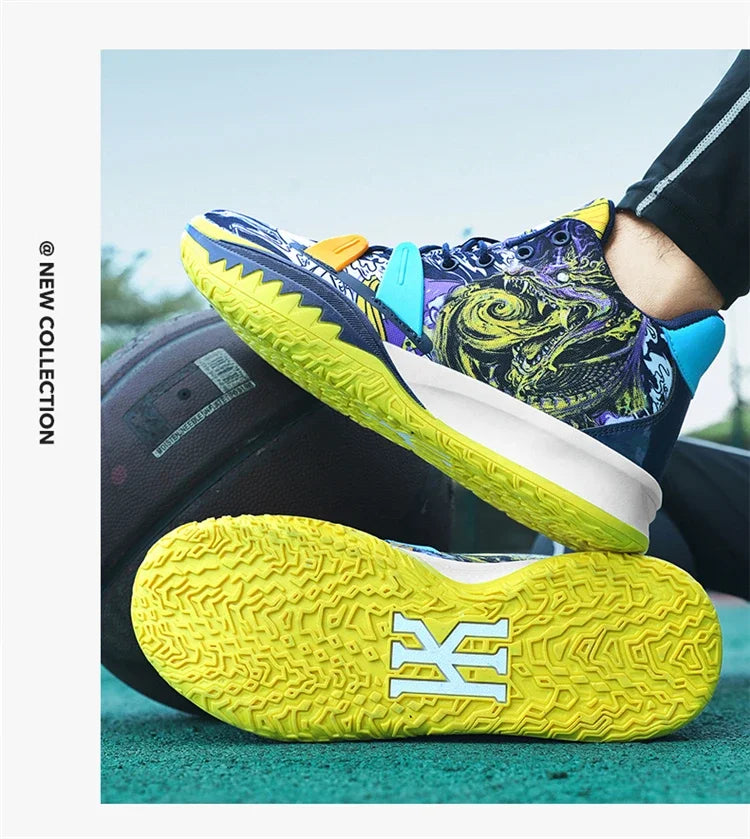 Basketball Shoes Cushion Anti Slip Sports Shoes Fitness Training Shoes Male Basketball Boots Basket Sneakers 2024 Couple Style