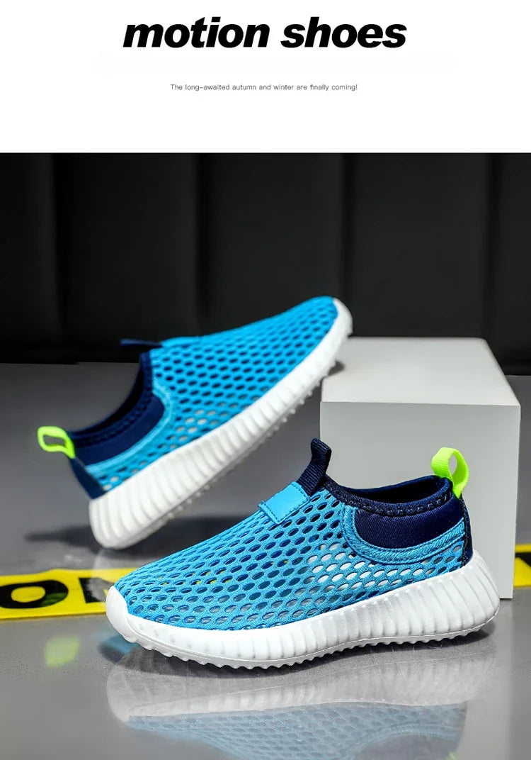 Sports Shoes for Children Summer Fashion Kids Running Shoes Boys Sneakers Tennis Girl Mesh Breathable Trainers Zapatillas Niño 8