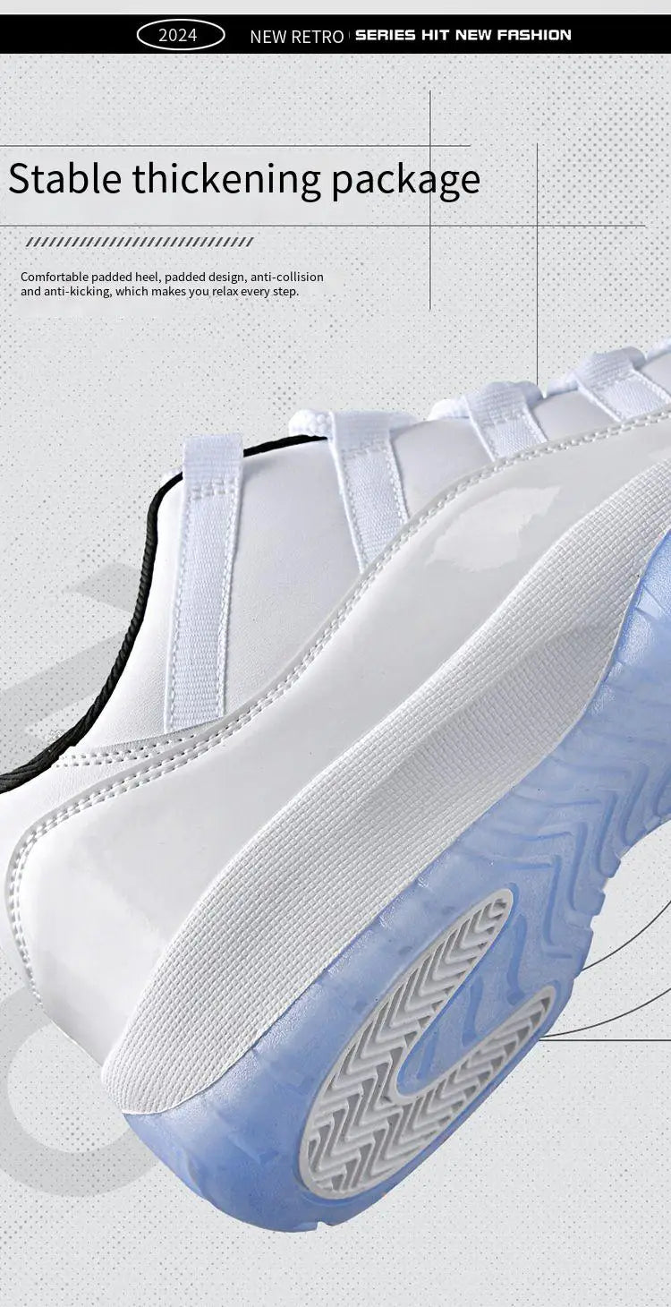 Shoes Men's Shoes Leather Retro Low-Top Basketball Trendy Shoes Men's and Women's Comfortable Casual Shoes Sports Shoes