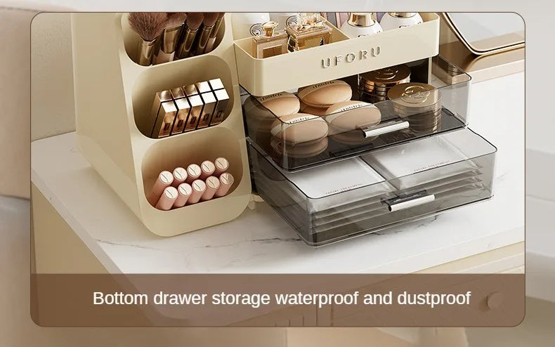 Makeup Organizer with Drawers for Vanity Spacious Cosmetic Display Case ,Perfect Storage Solution for Beauty Essential