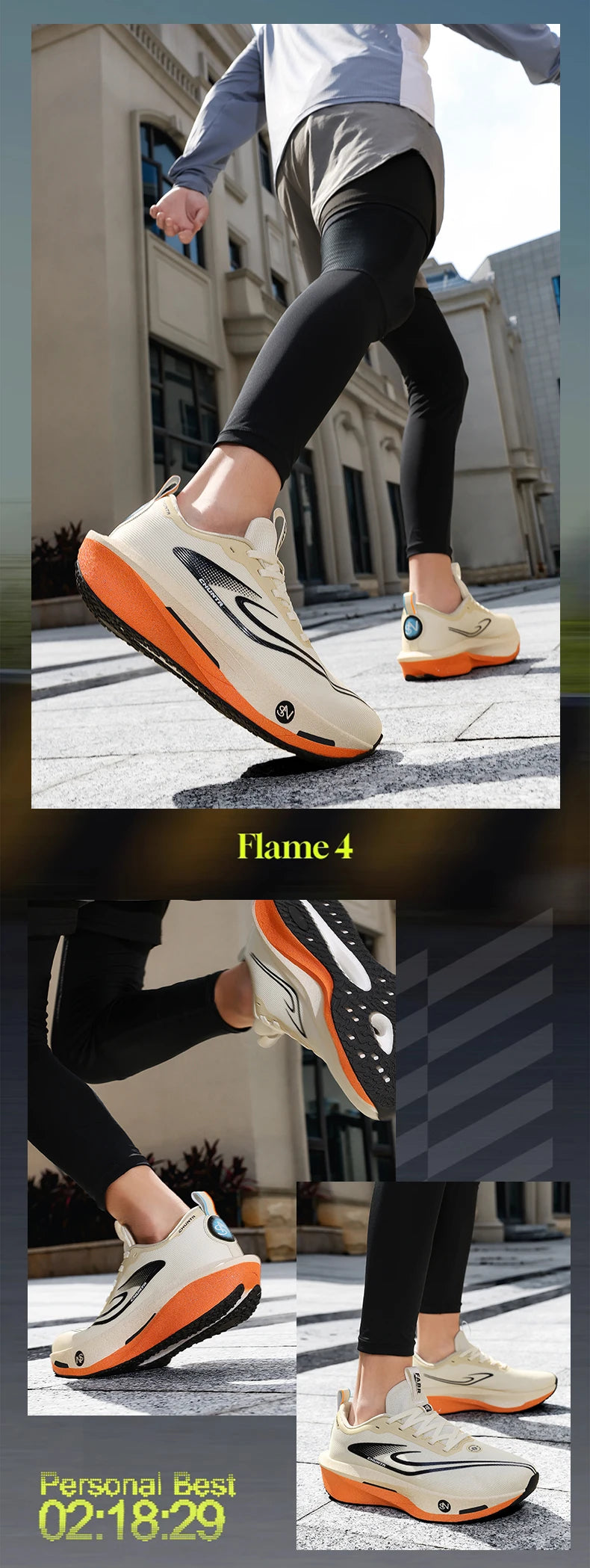 Running Shoes Men Carbon Plate Speciality Marathon Sports Breathable Lightweight Women's Comfortable Nonskid Leisure Sneakers