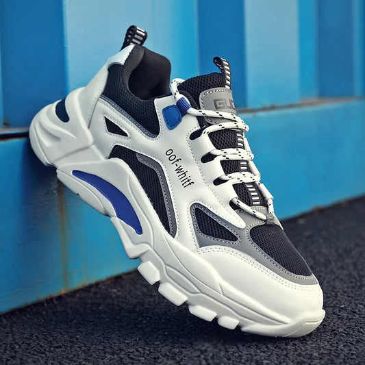 2025 New Spring Men's Shoes Trend Spring Breathable Mesh Shoes Sports and Leisure Running Trendy Shoes Versatile Shoes