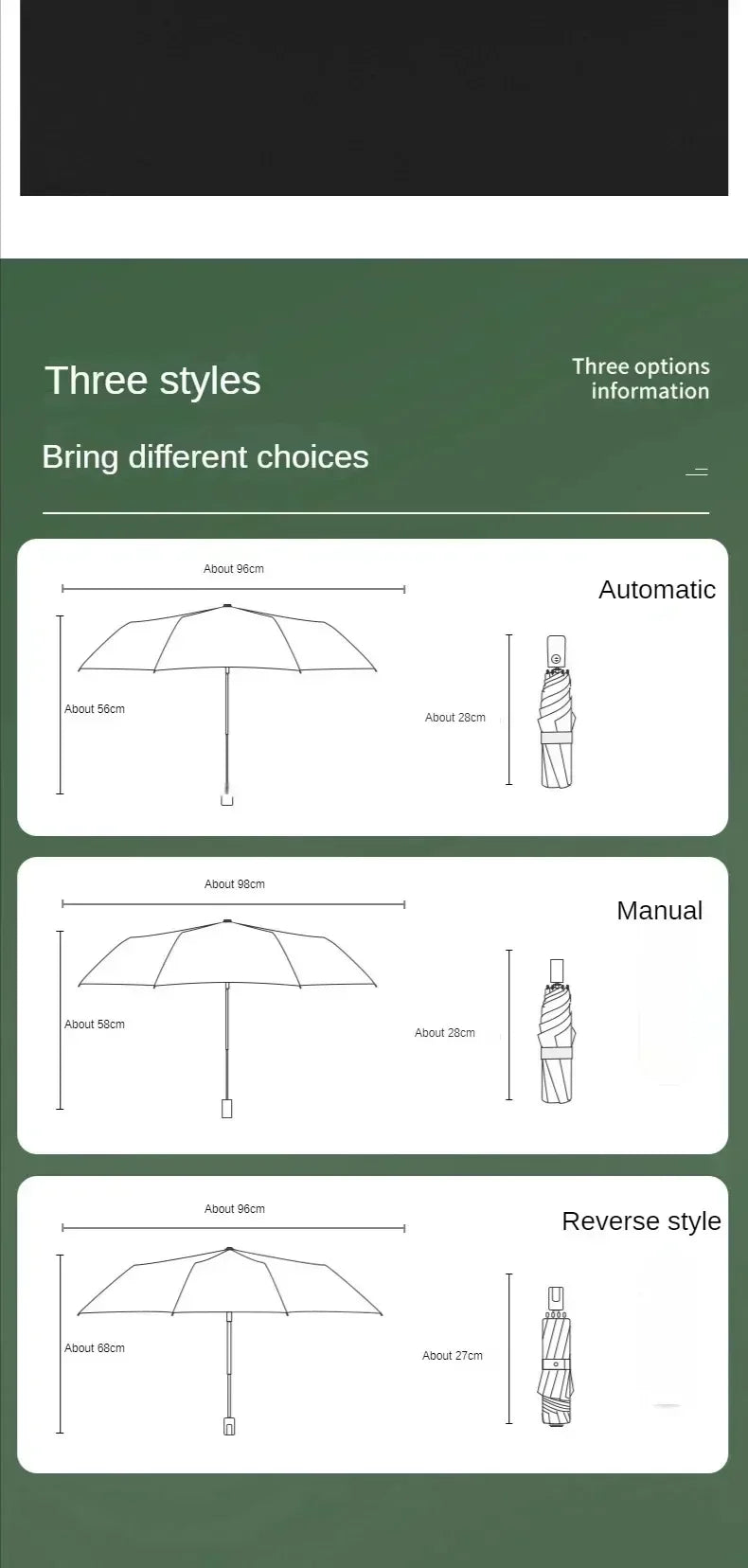 Mini Umbrella Folding Automatic Anti UV Rain Sun Umbrella Fashion Portable Windproof Light Women Men Children Parasol Umbrella