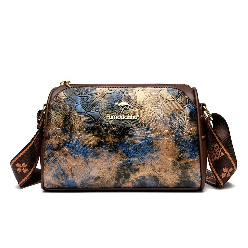 Women High Quality Soft Leather Shoulder Bags Luxury Designer Purses Crossbody Bag Ladies Vintage Messenger Commuting Sac A Main