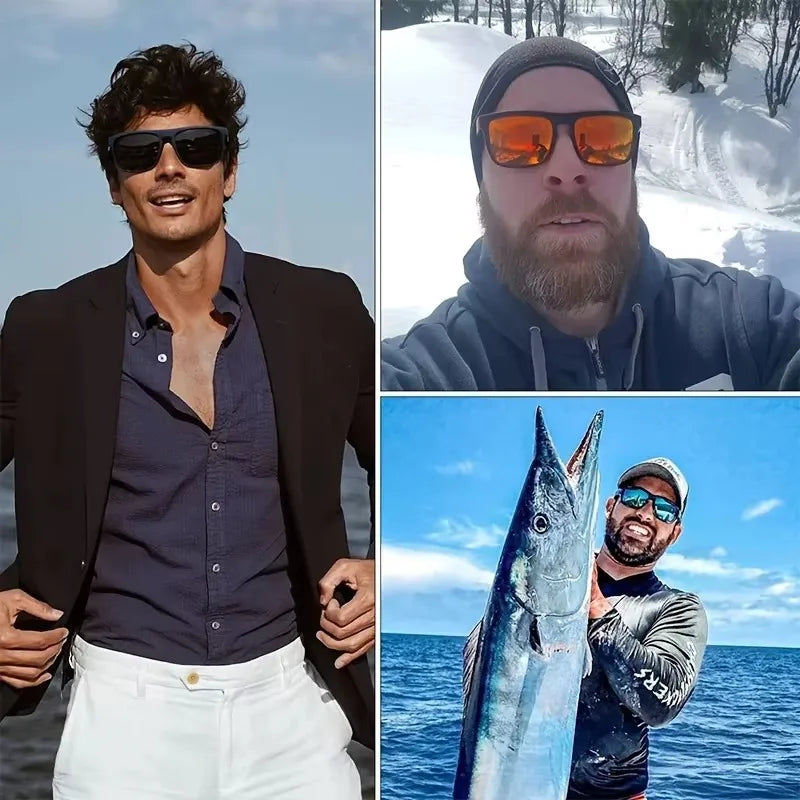Fishing Sunglasses For Men and Women Classic Polarized Sunglasses For Driving, Fishing, Outdoor leisure Hiking, Mountain