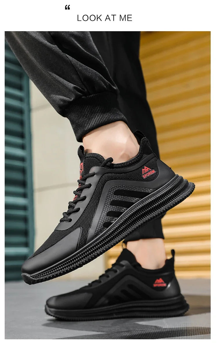 Sports Shoes Man's Lightweight Soft Sole Casual Comfortable Shoes Thin Flat Bottom Resistant To Dirt Trendy Streamline Anti-slip