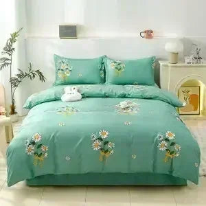 New Winter Warm Green Checkered Duvet Cover 140cm * 200cm 160cm * 200cm 180cm * 200cm Single Bed Double Bed QUEEN SIZE Bed Sack