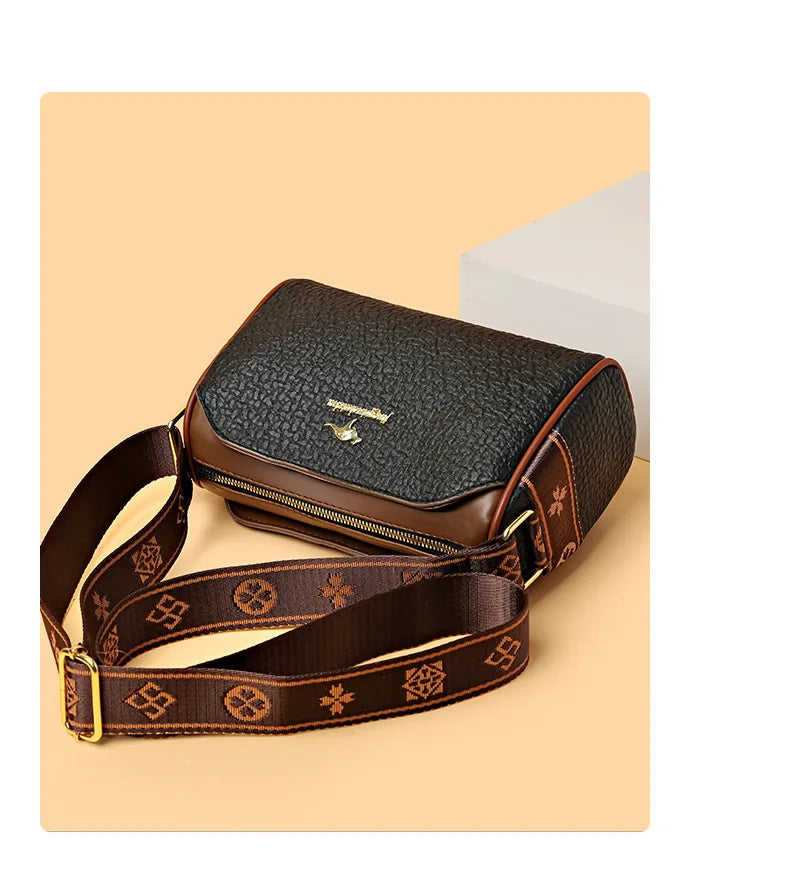 New Pillow Boston Bag Women's Soft Leather Luxury Ladies Handbag Large Capacity Fashion Versatile One Shoulder Crossbody Bag