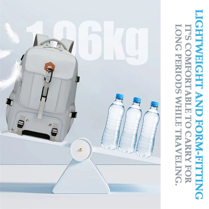 Backpack for men, large capacity travel bag, outdoor waterproof luggage bag, business trip hiking bag, student backpack, backpac