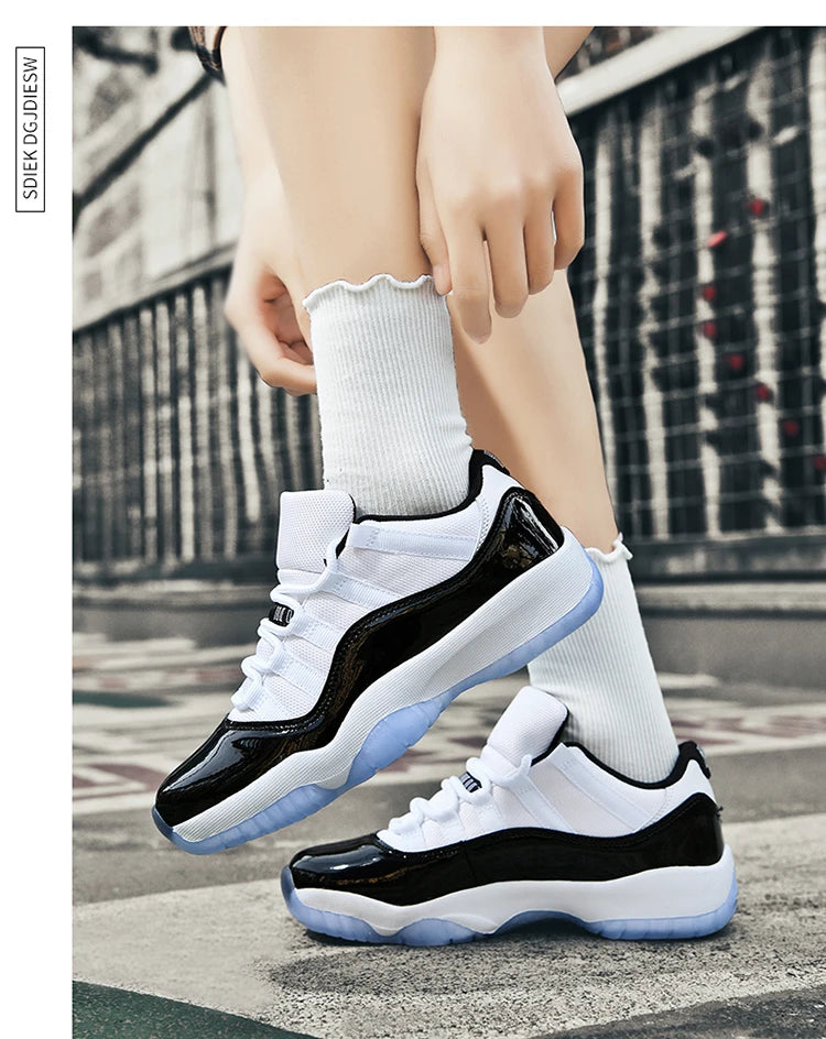 Shoes Men's Shoes Leather Retro Low-Top Basketball Trendy Shoes Men's and Women's Comfortable Casual Shoes Sports Shoes