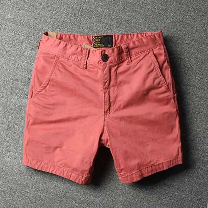 Shorts for Men with Zippers Cargo Pockets Man Short Pants Blue Cotton Loose Fashion No Logo Y2k Personalizate Korean Style Xl