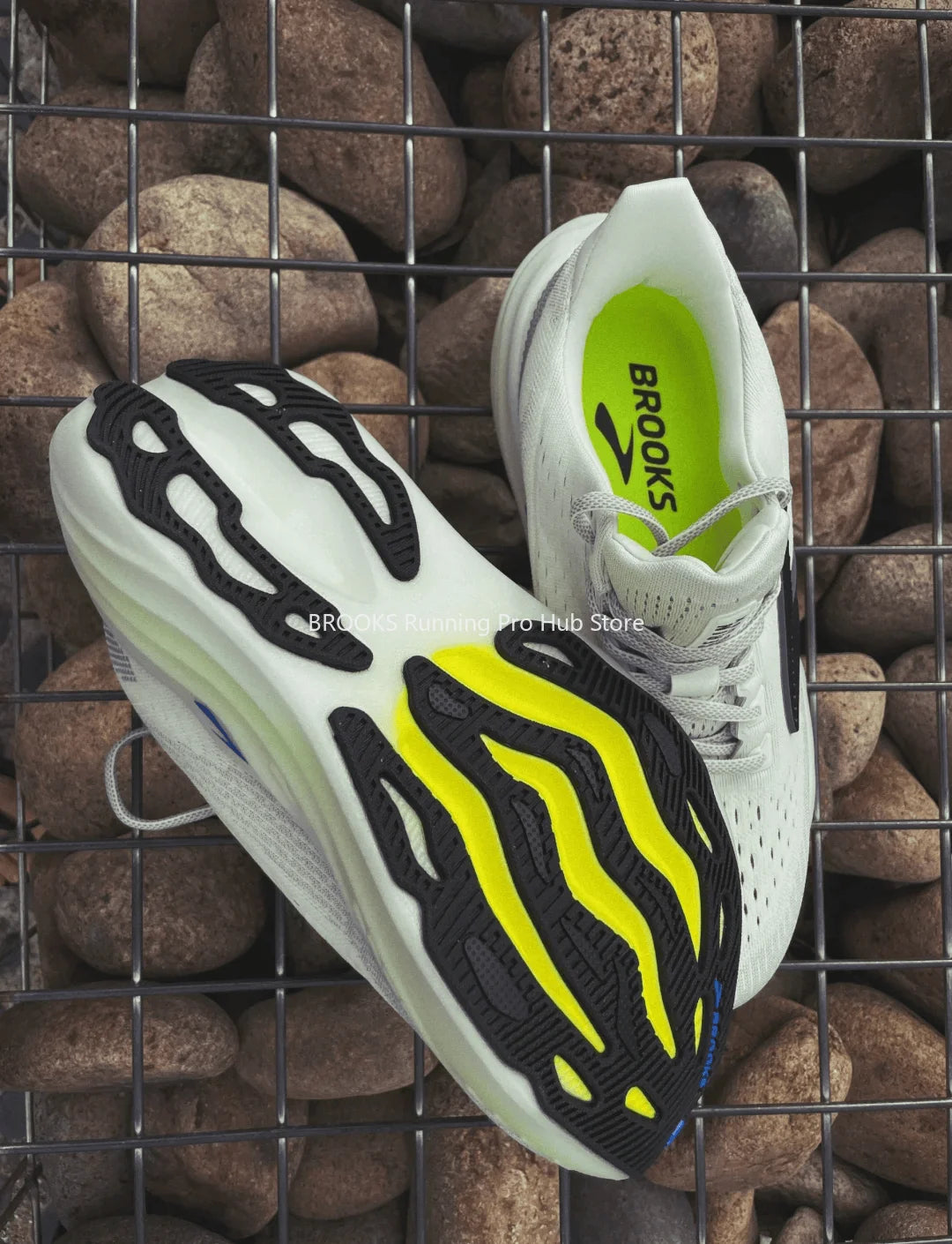 Original Brooks Men's Running Shoes Glycerin MaxMesh Breathable Design Non-slip Cushioned Women’s Casual Sneakers 1104471D026