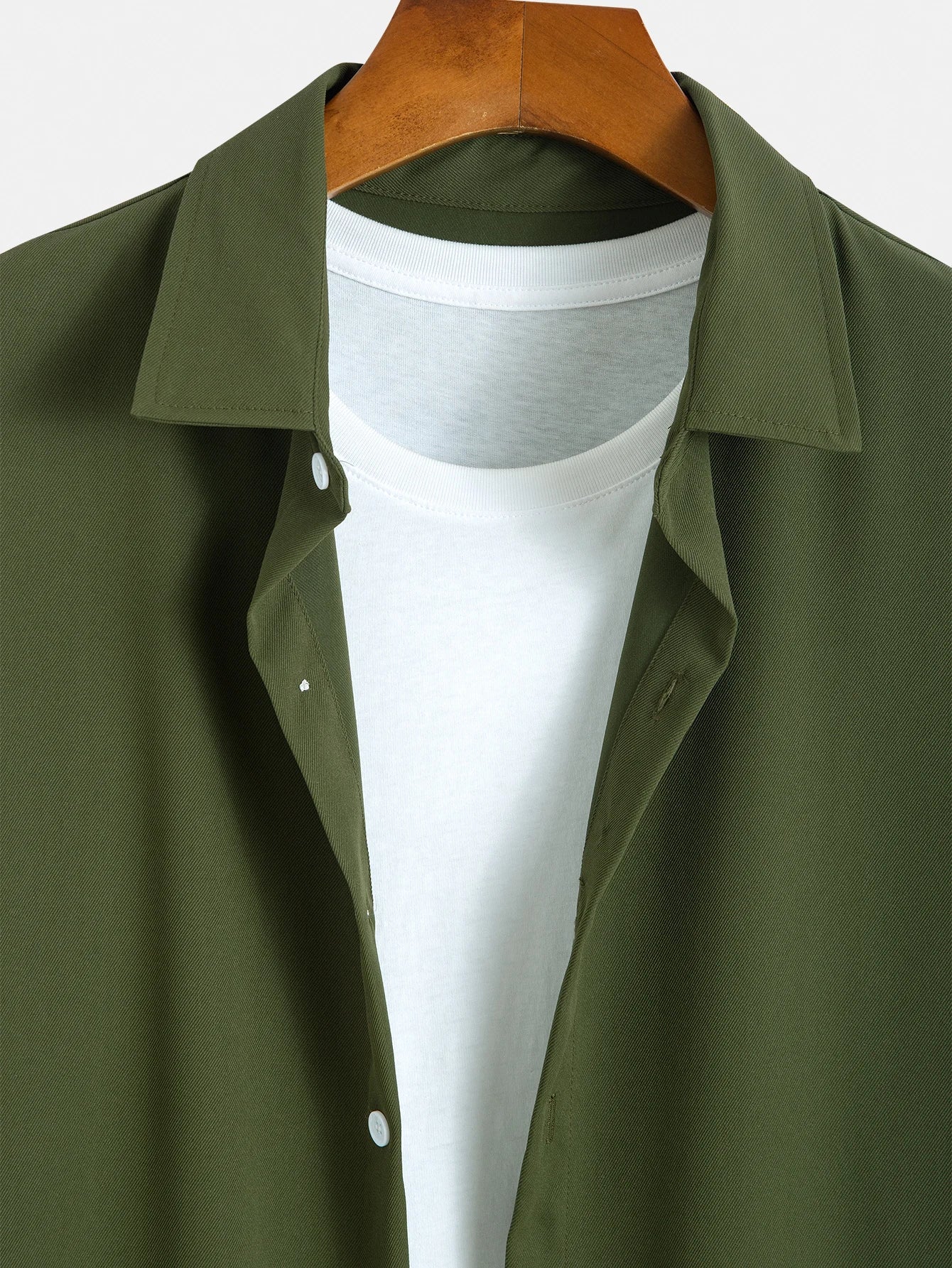 Men's short-sleeved shirt Muscle men's fitness shirt summer men's sports elastic breathable Slim show muscle short-sleeved shirt