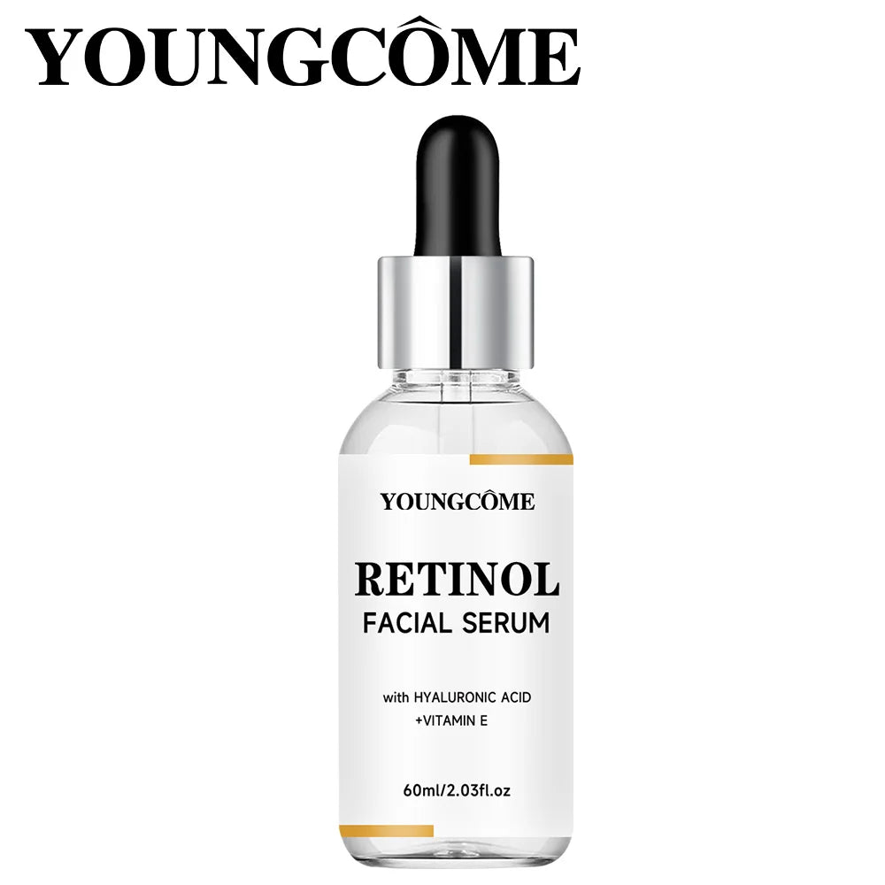 YOUNGCOME RETINOL FACIAL SERUM Vitamin CHyaluronic Acid Retinol Serum for Face Firms Tightens Serum Brightening Hydrating Face