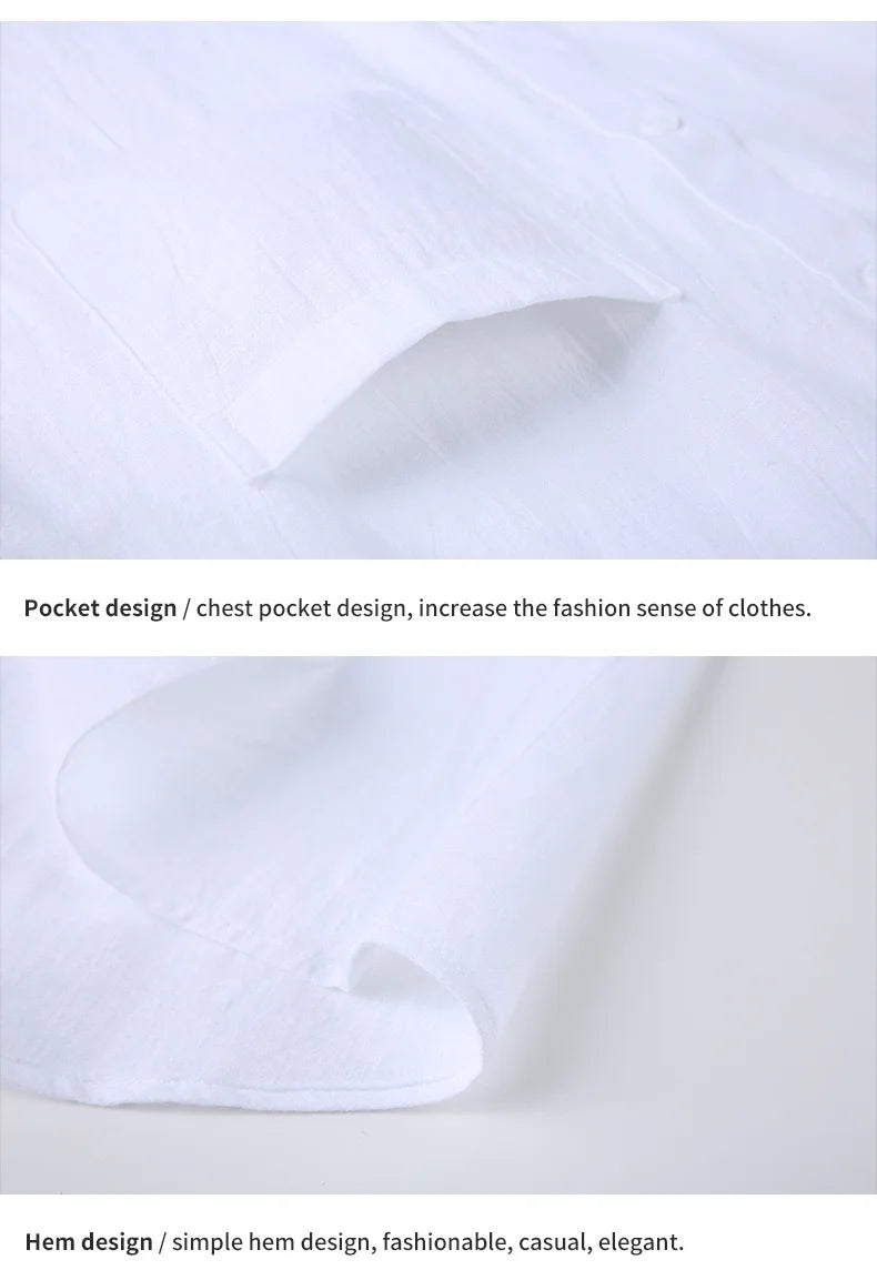 Men's short-sleeved shirts are casual, trendy, comfortable, cool on the street, versatile, simple and slimming in summer