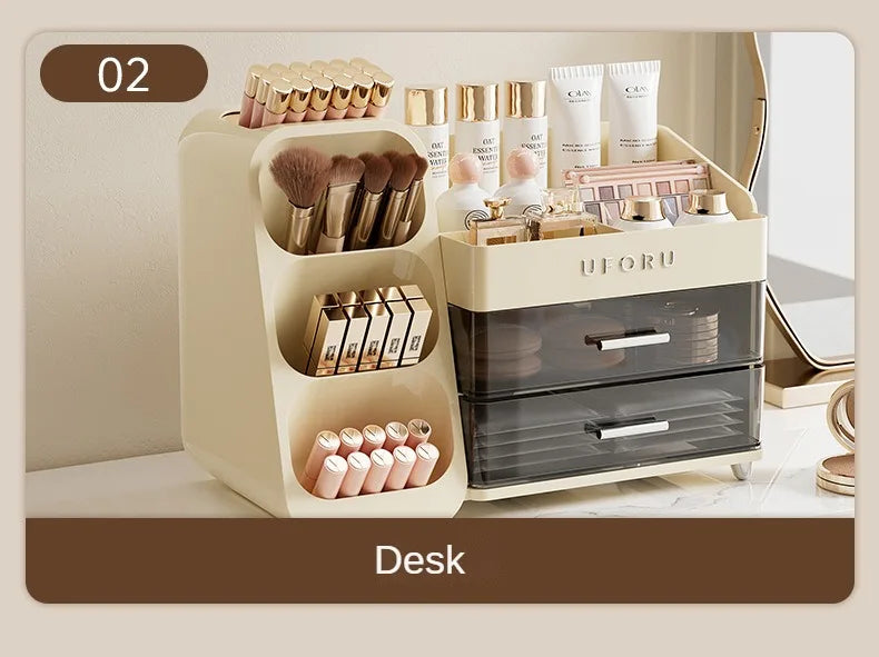 Makeup Organizer with Drawers for Vanity Spacious Cosmetic Display Case ,Perfect Storage Solution for Beauty Essential