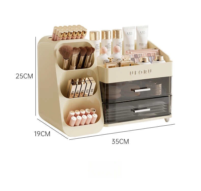 Makeup Organizer with Drawers for Vanity Spacious Cosmetic Display Case ,Perfect Storage Solution for Beauty Essential