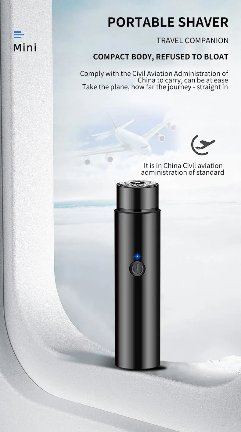 033Mini Portable Electric Shaver Shaver, Self-Assistant Hair Maker,Cordless Rechargeable, For Eyebrows, Upper And Lower Lips, Ch