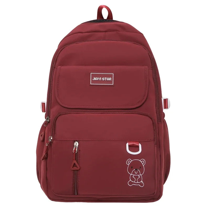 Backpack Female New Travel Bag High School Student Schoolbag Large Capacity Korean Version Leisure Computer