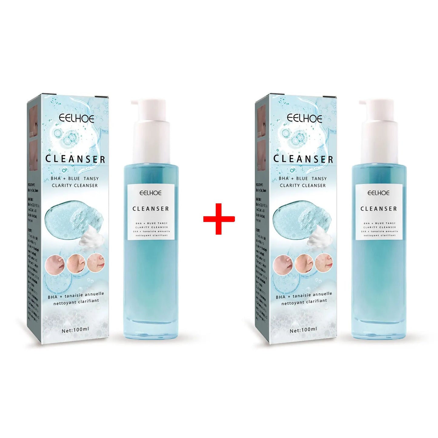 Facial Foaming Cleanser For Clean Pores Oil Control Brightening Skin Rejuvenation Deep Cleansing Moisturizing Face Wash Cleanser