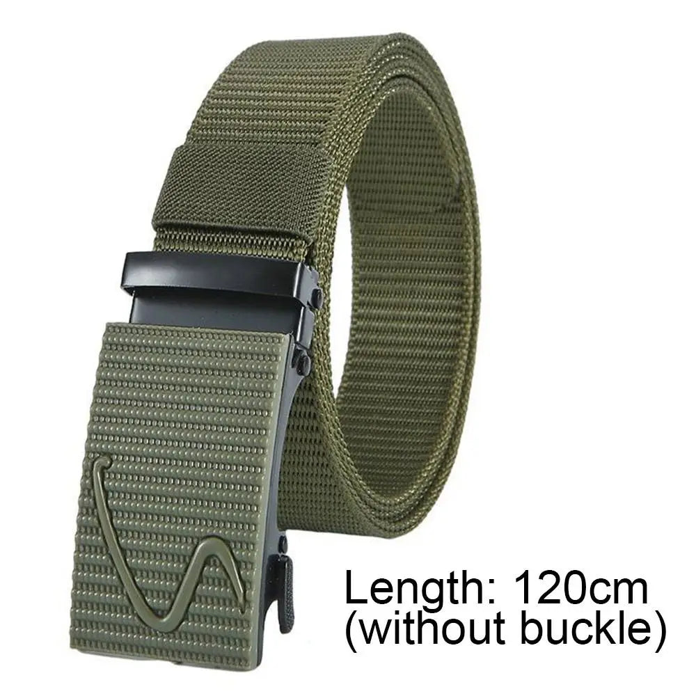 Men Nylon Belt Alloy Buckle Breathable Elastic Belts Men Cowboy Designer Belt Outdoor Casual Tactical Waistbelt Gifts