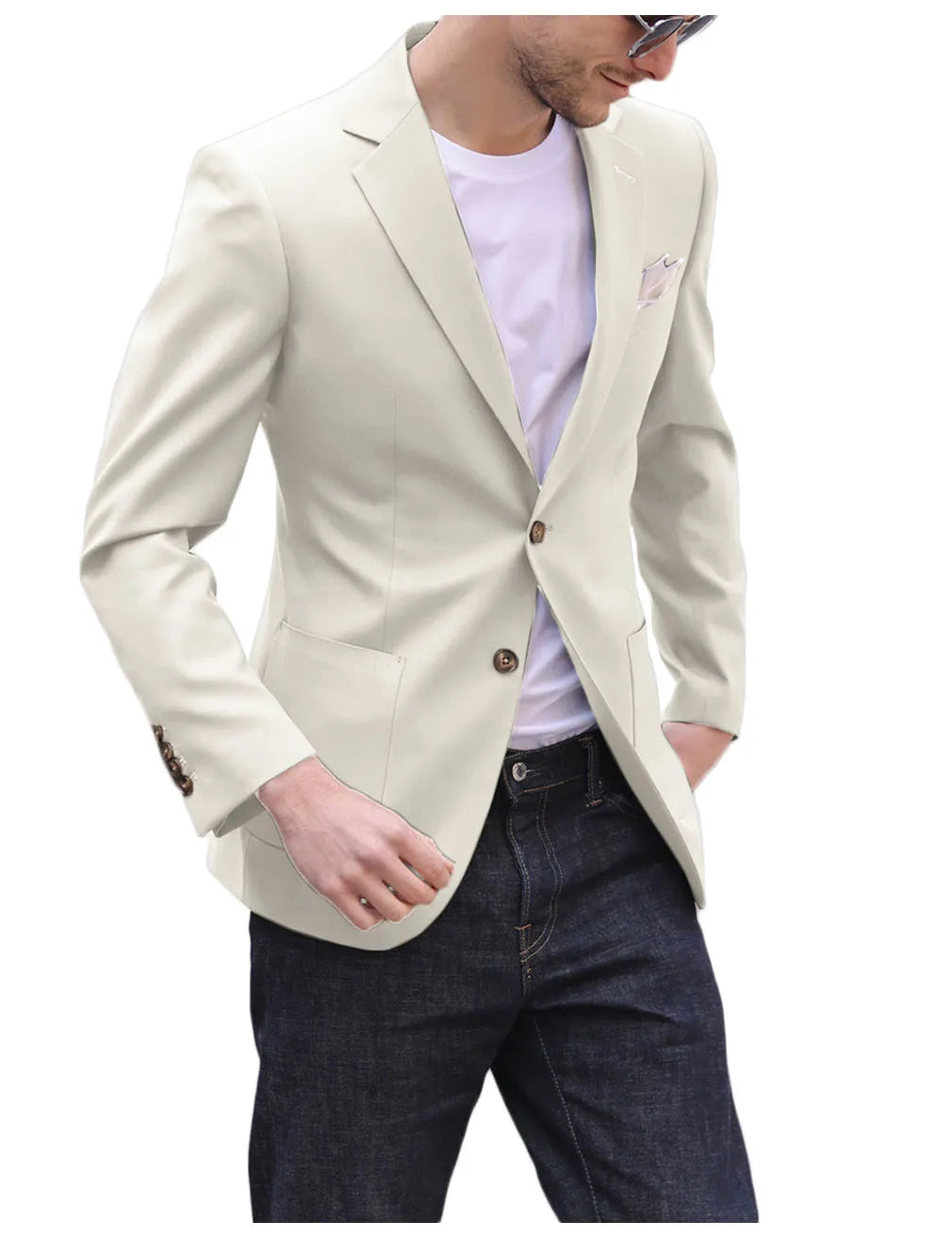 High Quality Olive Green Men's Suits Slim Fit Formal Business Casual jacket Bespoke Peaked Lapel Blazer Wedding Groom Dress