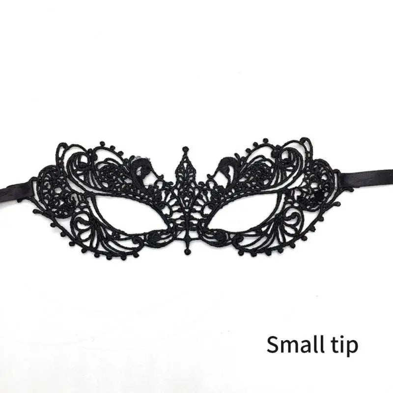 Women Carnival Mask Hollow Lace Masquerade Face Mask Princess Prom Party Props Black Eye Mask Halloween Costume for Women