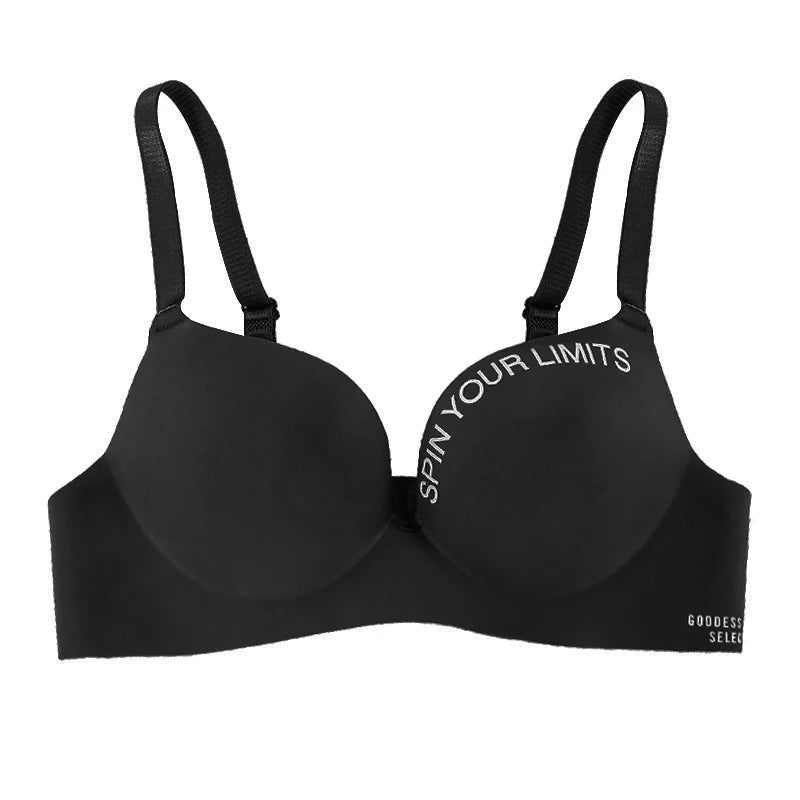 Seamless Bras for Women Push Up Bras No Wire Brassiere A B Cup Underwear Sexy Bralette Three Quarters(3/4 Cup)  Lingerie