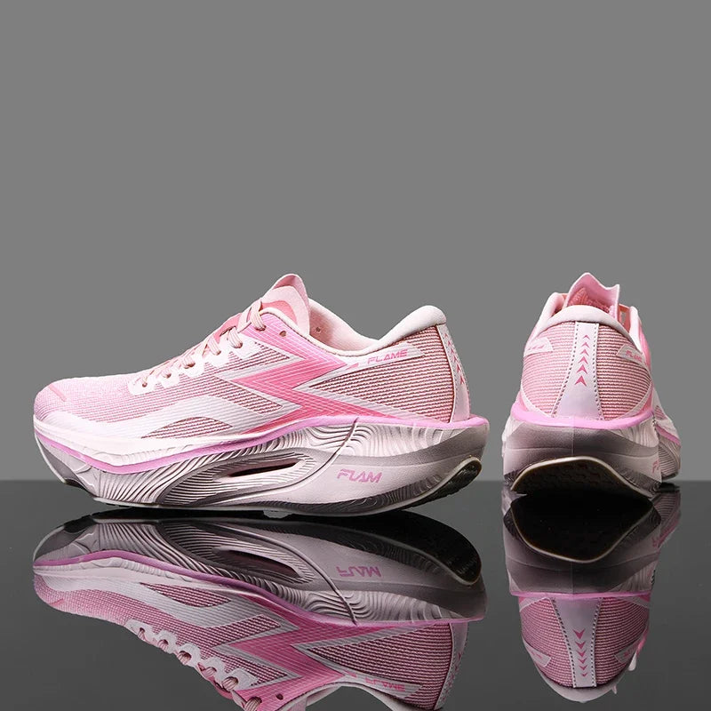 Marathon Air Cushion Carbon Plate Sports Running Shoes Men Breathable Lightweight Women's Comfortable Athletic Nonskid Sneakers