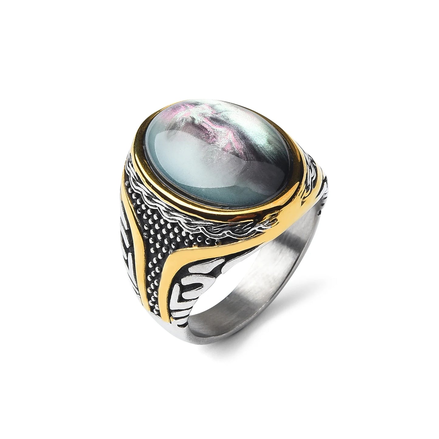 R3231Men's/Women Many Gem style colors 316LStainless Steel Rings Classic Fashion Trend Jewelry High Quality Products