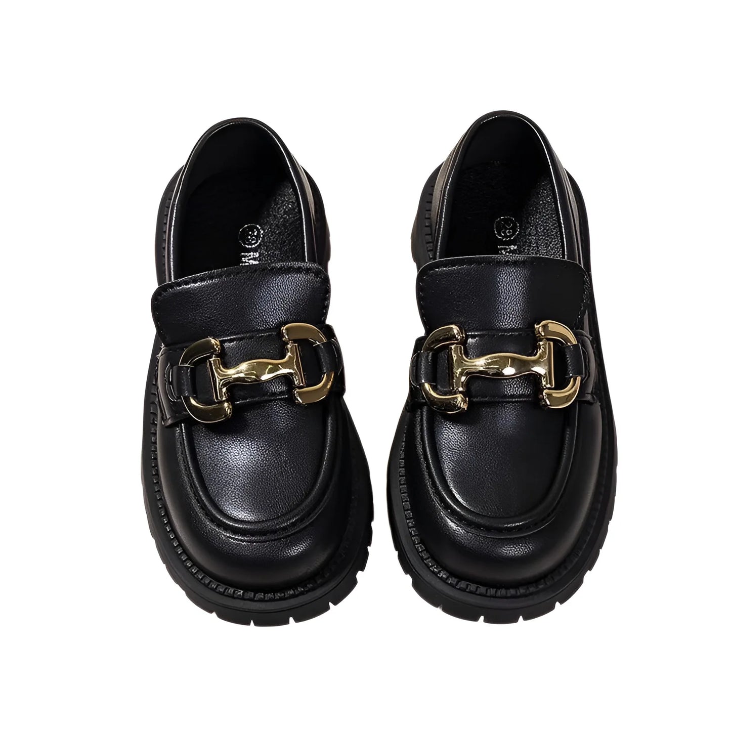Girls' leather shoes princess shoes spring and autumn loafers non-slip soft-soled fashionable shoes