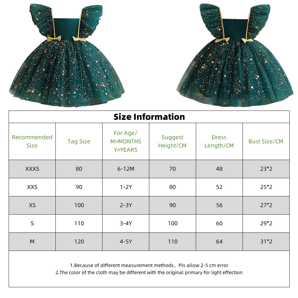 Mickey Minnie Mouse Princess Dress for Girls Sequined Star Ruffle Bow Tutu Baby Formal Gala Prom Gown Kids Evening Party Costume