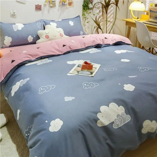Pure Cotton Duvet Cover, Single Piece Quilt Cover, Student Dormitory Single Personality, Anti-static, Winter, 150x200x230cm