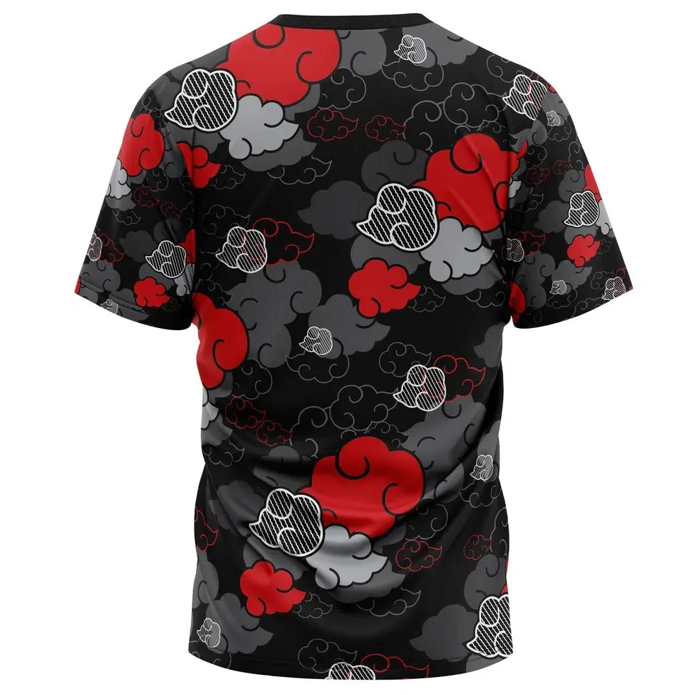 Children's Tshirt Outdoor Summer Wear Black Aloha Akatsuki Print T-Shirts Short Sleeve High Quality Breathable Kids Clothes Tops