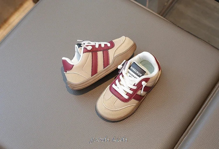 Autumn Winter Children's Casual Shoes Girls' Sneakers Fashion Children's Breathable Running Soft Shoes Size 22-31 Toddler 3Color